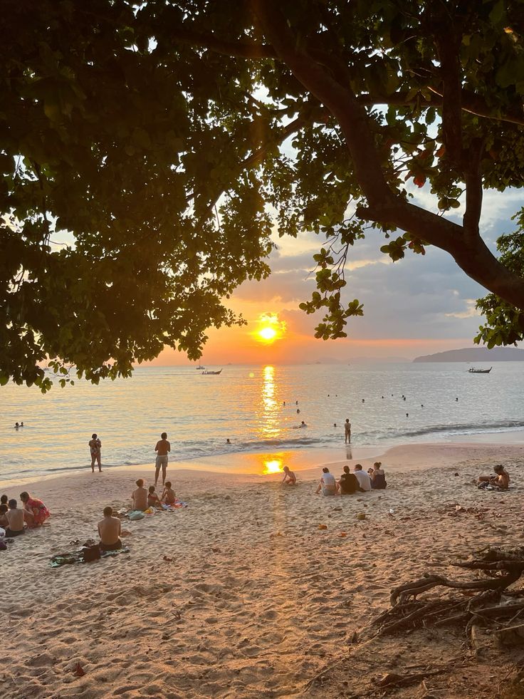 Krabi Ao Nang - Sea and Limestone Cliffs